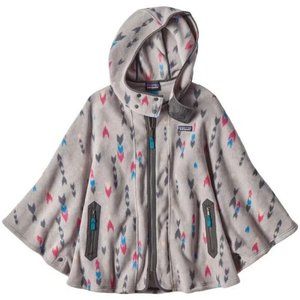 Patagonia Synchilla Poncho Sweater Wish Tails Big Craft Pink Size M/L